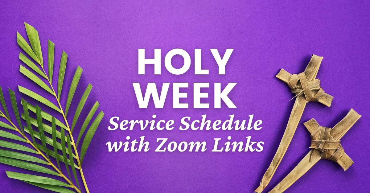 Holy Week Services St Margaret S Episcopal Church