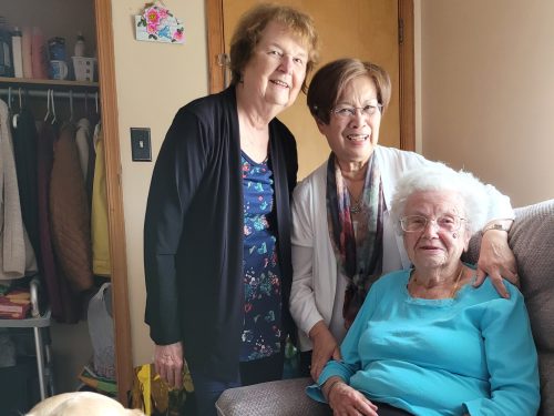 Birthday Visit to Our Parishioner Marie Birthday Visit to Our Parishioner Marie